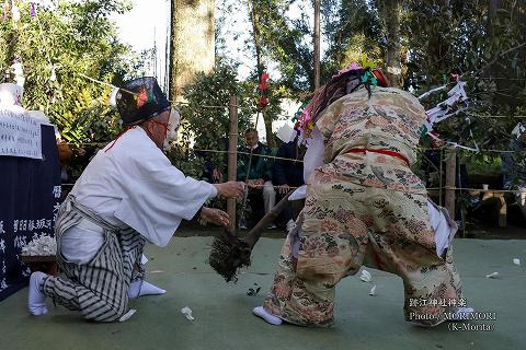 太玉(跡江春神楽)にて