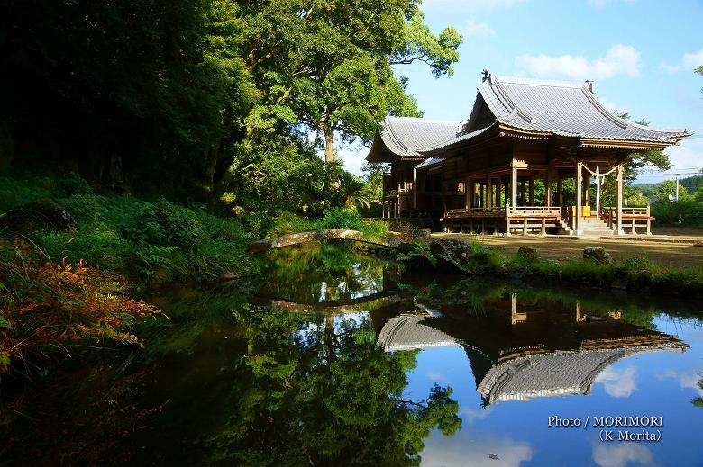 五百禩神社 池のリフレクション